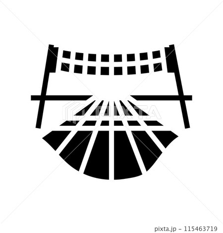 marathon finish line progress glyph icon vector illustration marathon finish line progress glyph icon vector illustration 115463719