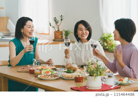 a forty-something woman a forty-something woman 115464486