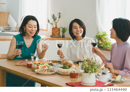 a forty-something woman a forty-something woman 115464490