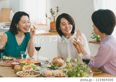a forty-something woman a forty-something woman 115464509
