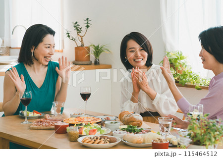 a forty-something woman a forty-something woman 115464512