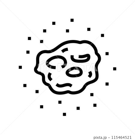 burns household injury accident line icon vector illustration 115464521