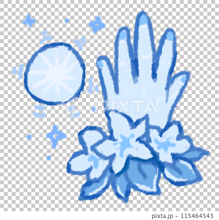 一個女人的手在耀眼的陽光下舉起 115464543