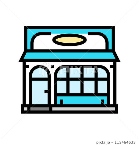 creperie street food cafe color icon vector illustration 115464635
