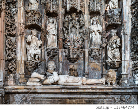 Tombs of Santa Cruz Monastery at Coimbra, Contains tombs of the first two kings of Portugal 115464774