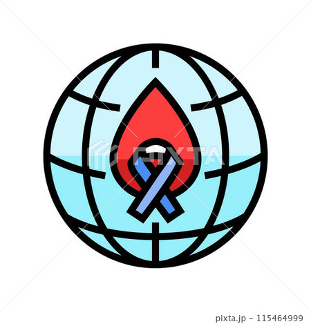 mental health world day color icon vector illustration 115464999