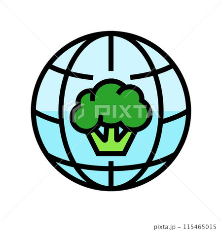 cancer world day color icon vector illustration 115465015