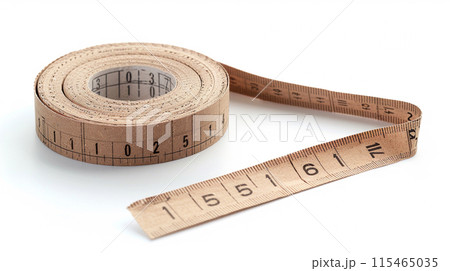白い背景のメジャー 115465035