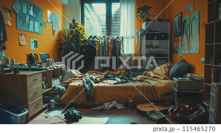 散らかった部屋 115465270