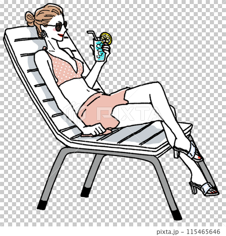 A swimsuit lady 115465646