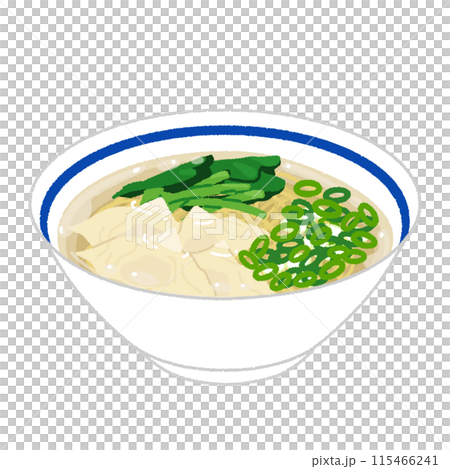 ワンタン麺のイラスト 115466241
