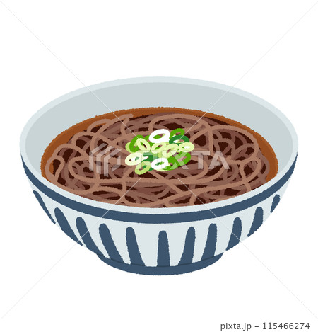 かけそばのイラスト 115466274