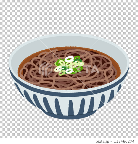 かけそばのイラスト 115466274
