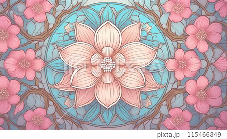 曼荼羅アート 115466849