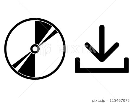 ディスク　インストール　アイコン 115467073