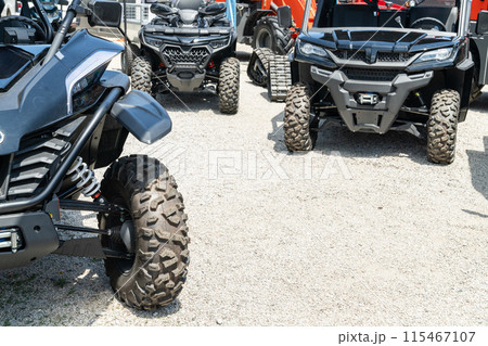 ATVs for extreme trips in the mountains. ATVs for extreme trips in the mountains. 115467107