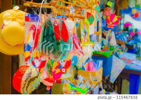 昭和の露店(夏祭りのイメージ) 昭和の露店(夏祭りのイメージ) 115467838