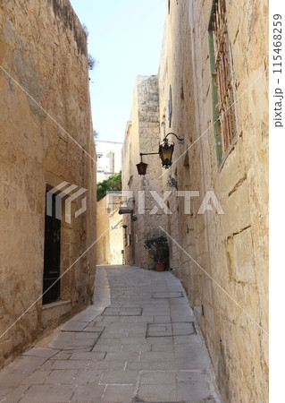マルタ島イムディーナ、路地裏 マルタ島イムディーナ、路地裏 115468259
