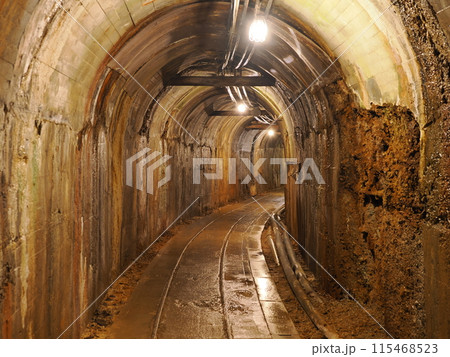 佐渡金山　道遊坑（明治官営鉱山コース）坑道 115468523