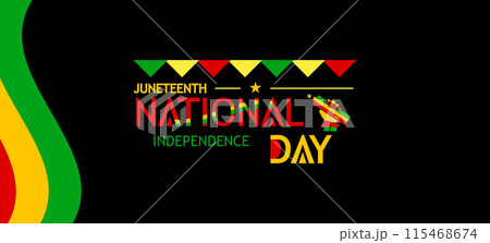 Juneteenth Honoring Independence with Stunning Design 115468674