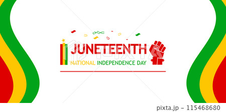 Juneteenth Honoring Independence with Stunning Design 115468680
