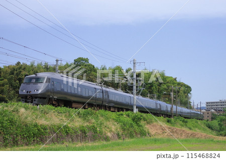 快晴の鹿児島本線を疾走する787系特急リレーかもめ号_2024/5/20撮影 115468824