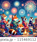 動物たちの花火大会 115469112