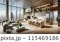 ホテルの部屋のようなおしゃれな部屋 115469186