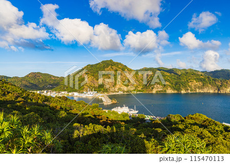 小笠原諸島 大神山公園山頂から望む絶景 小笠原諸島 大神山公園山頂から望む絶景 115470113