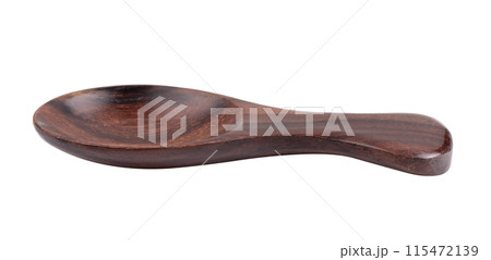 wood spoon isolated on white background wood spoon isolated on white background 115472139