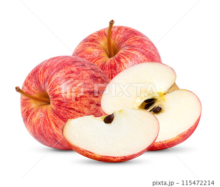 apple isolated on white background 115472214