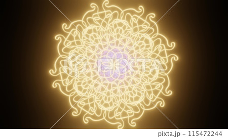 曼荼羅 マンダラ mandala 光のアート 115472244
