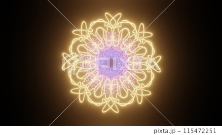 曼荼羅 マンダラ mandala 光のアート 115472251