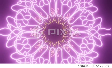 曼荼羅 マンダラ mandala 光のアート 115472285