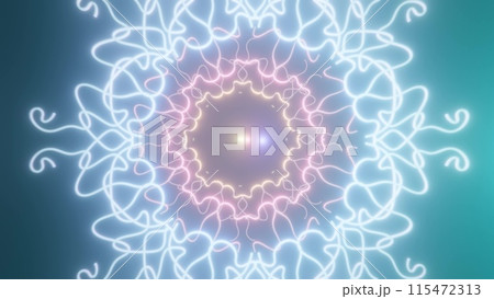 曼荼羅 マンダラ mandala 光のアート 115472313