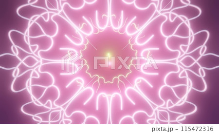 曼荼羅 マンダラ mandala 光のアート 115472316