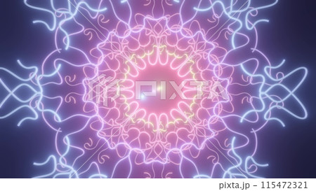 曼荼羅 マンダラ mandala 光のアート 115472321