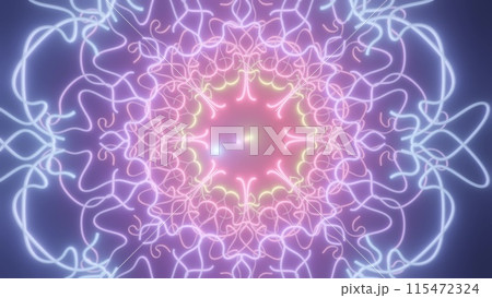 曼荼羅 マンダラ mandala 光のアート 115472324