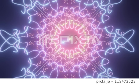 曼荼羅 マンダラ mandala 光のアート 115472325