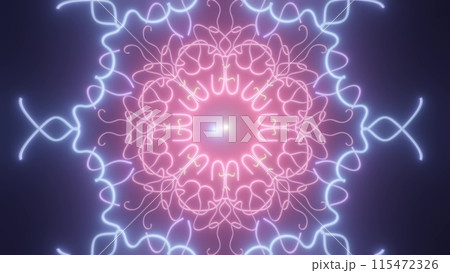 曼荼羅 マンダラ mandala 光のアート 115472326