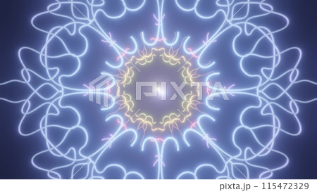 曼荼羅 マンダラ mandala 光のアート 115472329