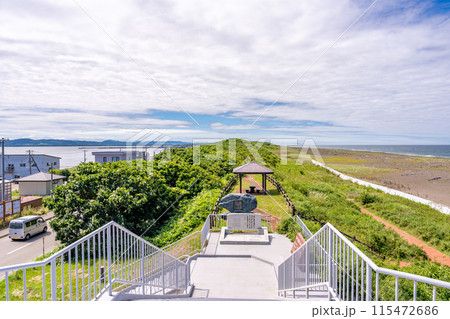 網走国定公園 サロマ湖 龍宮台展望公園 網走国定公園 サロマ湖 龍宮台展望公園 115472686