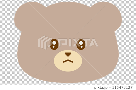 Cute bear icon illustration Cute bear icon illustration 115473127