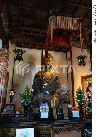飛鳥寺 銅造釈迦如来坐像	 115473378