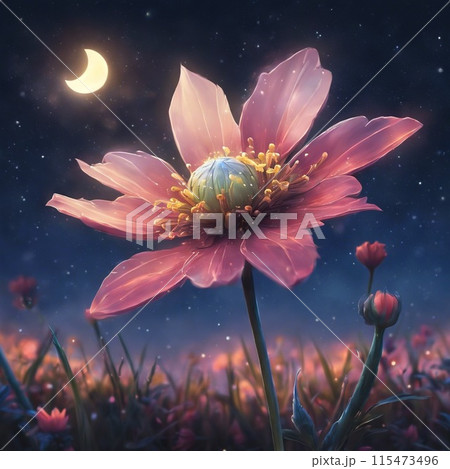 夜空に咲く一輪の花 115473496