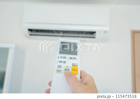 エアコンの温度設定（20度） 115473518