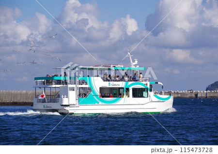 岩手の風景 浄土ヶ浜観光遊覧船 宮古うみねこ丸 岩手の風景 浄土ヶ浜観光遊覧船 宮古うみねこ丸 115473728