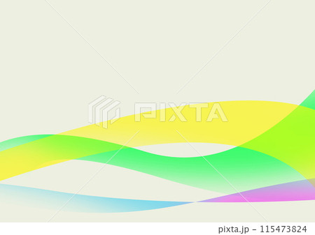 カラフルな曲線による抽象的な背景 カラフルな曲線による抽象的な背景 115473824