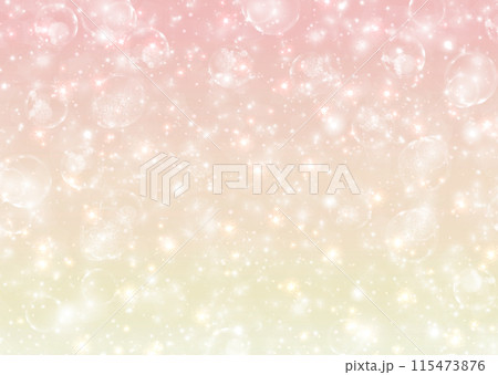 幻想的でやさしい光と泡の背景 – 壁紙・テクスチャ・イラスト素材【パステル・癒し・夢のような】 115473876