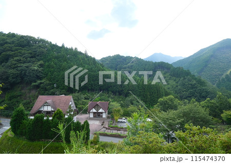 三重県松阪市_茶倉展望台から西側風景1_2023年8月 三重県松阪市_茶倉展望台から西側風景1_2023年8月 115474370